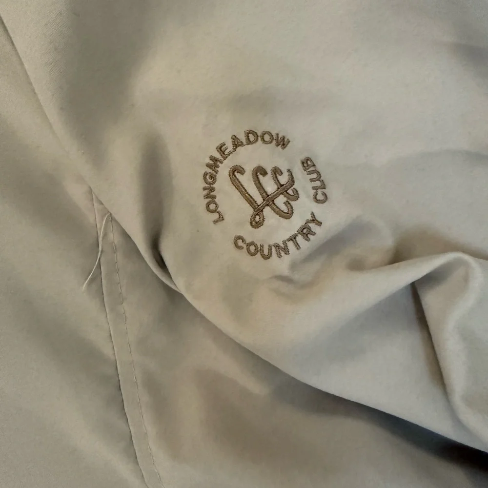 Zero Restriction Golf Pullover Jacket XL‎ Beige Longmeadow Country Club